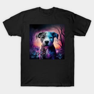 Spooky Pit Bull Puppy T-Shirt